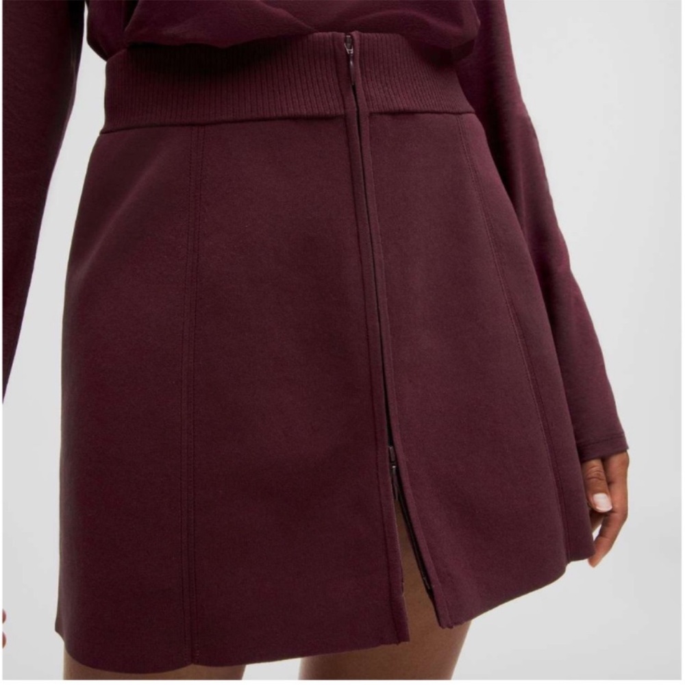 lululemon Ribbed Knit Mini Skirt